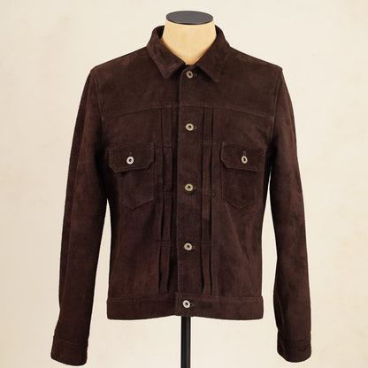 Y’2 Leather – TB-141 – Reverse Steerhide Brown