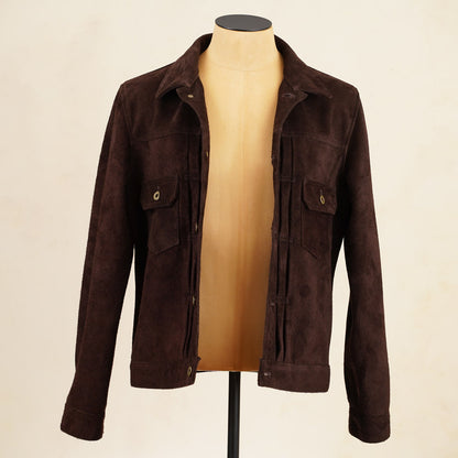 Y’2 Leather – TB-141 – Reverse Steerhide Brown