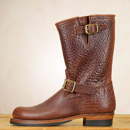 Y'2 BB-01 Engineer Boots - Brown Bullhide