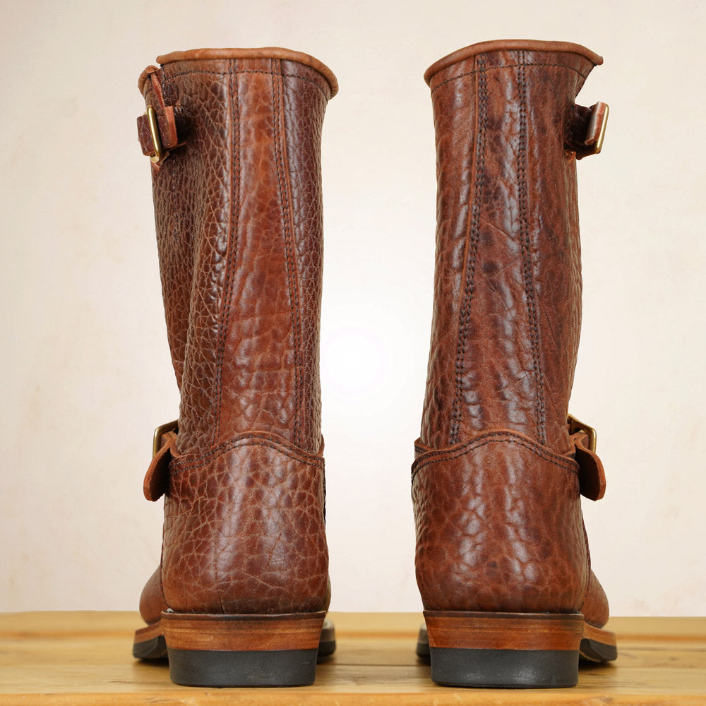 Y'2 BB-01 Engineer Boots - Brown Bullhide