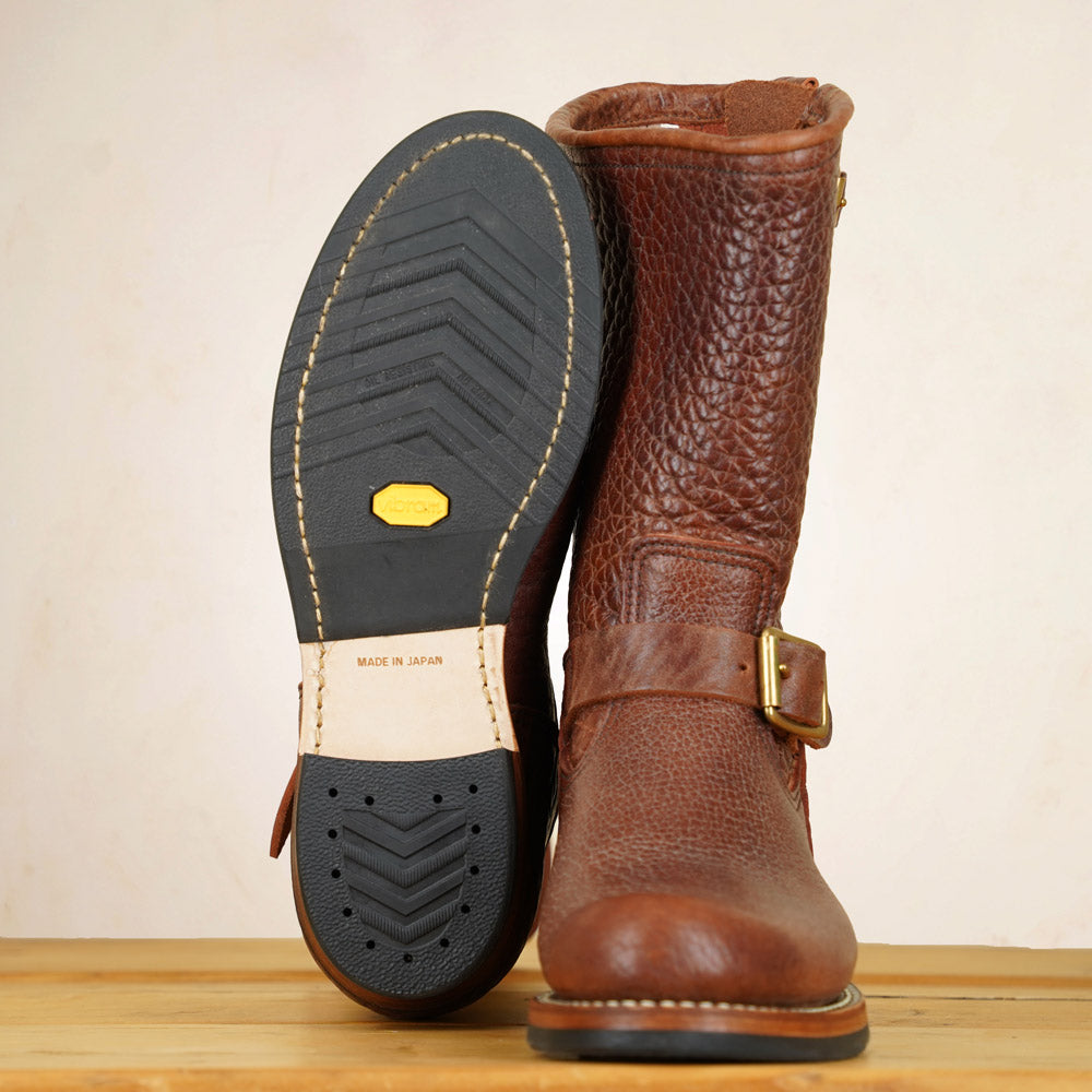 Y'2 BB-01 Engineer Boots - Brown Bullhide