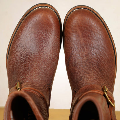 Y'2 BB-01 Engineer Boots - Brown Bullhide