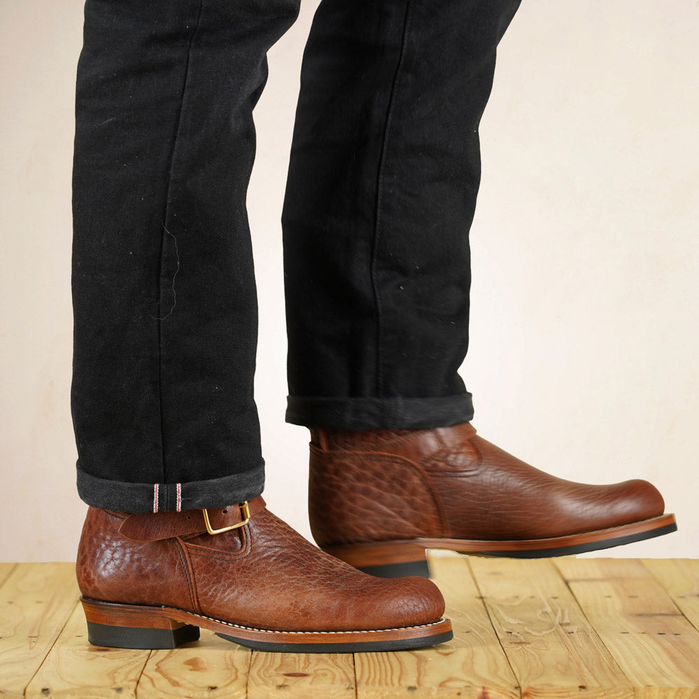 Y'2 BB-01 Engineer Boots - Brown Bullhide