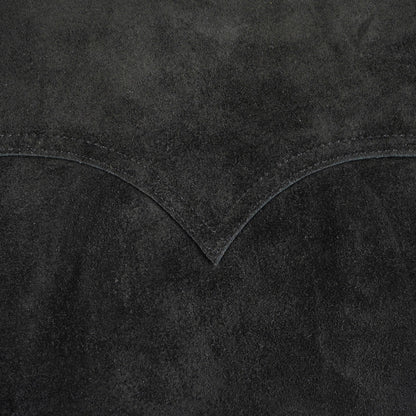 Y’2 Leather Steerhide Roughout Western Jacket WJ-07 - Black