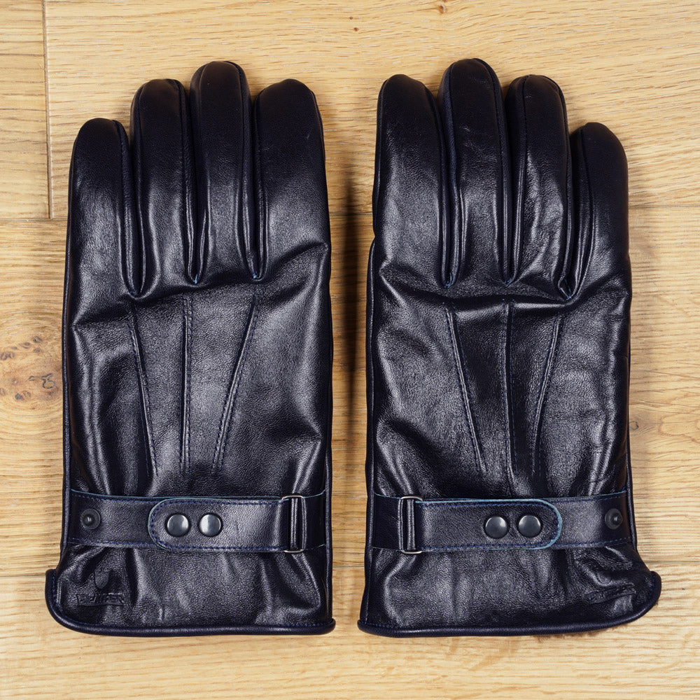 Y'2 Leather Horse Leather Long Gloves YG-03 - Indigo