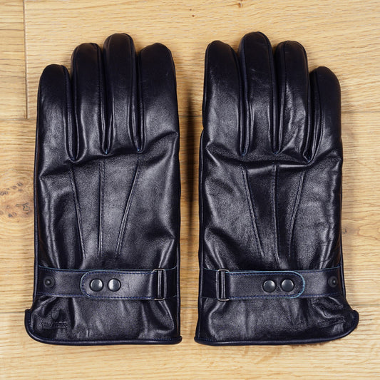 Y'2 Leather Horse Leather Long Gloves YG-03 - Indigo