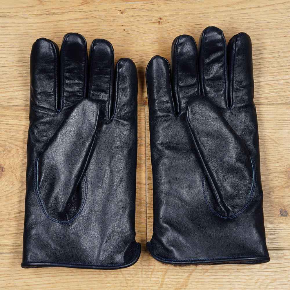 Y'2 Leather Horse Leather Long Gloves YG-03 - Indigo