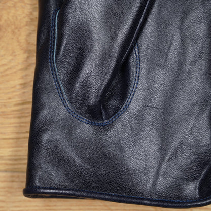 Y'2 Leather Horse Leather Long Gloves YG-03 - Indigo