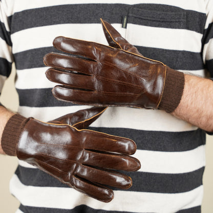 Y'2 Leather Horse Leather A-10 Gloves YG-04 - Pull Up Horse