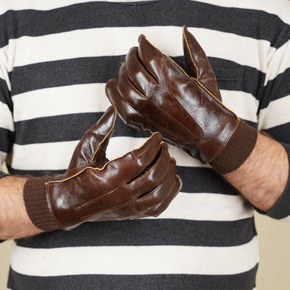 Y'2 Leather Horse Leather A-10 Gloves YG-04 - Pull Up Horse