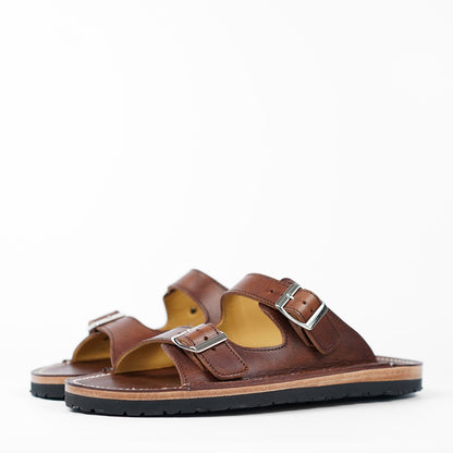 Zerrows 2 Strap Sandals Dagres Dark Brown