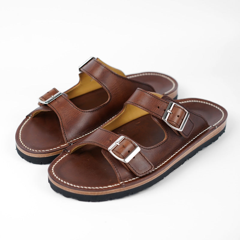 Zerrows 2 Strap Sandals Dagres Dark Brown