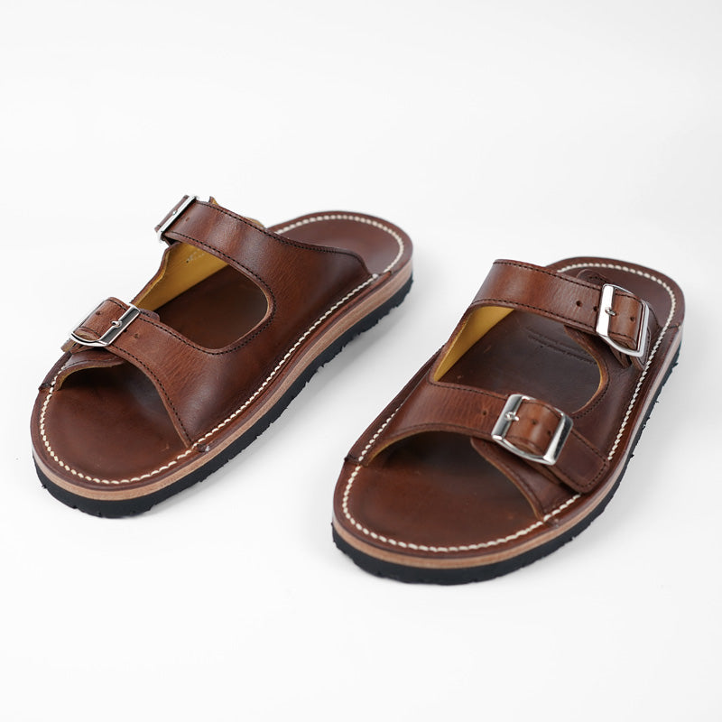 Zerrows 2 Strap Sandals Dagres Dark Brown