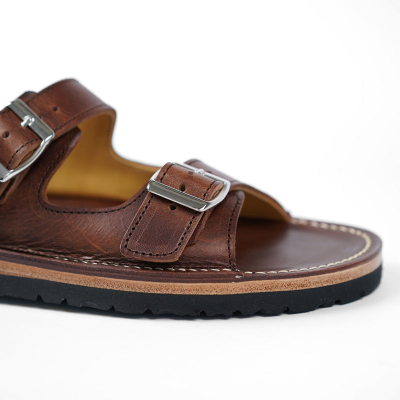 Zerrows 2 Strap Sandals Dagres Dark Brown