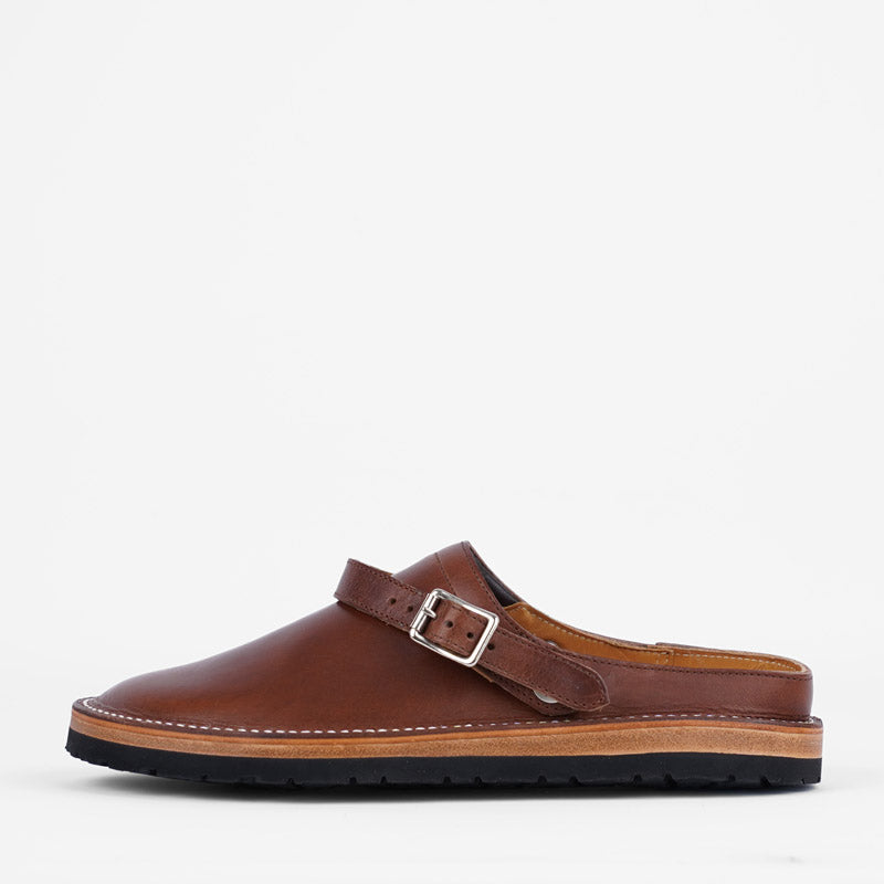 Zerrows Sabot Sandals Brown Dagres Leather