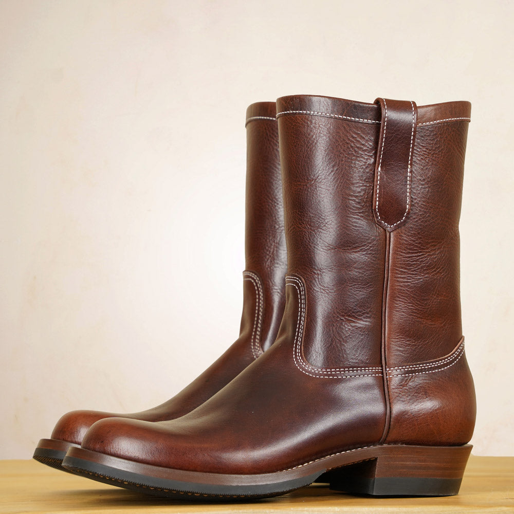 Zerrows Pecos Boots  - Dark Brown Dagres Leather