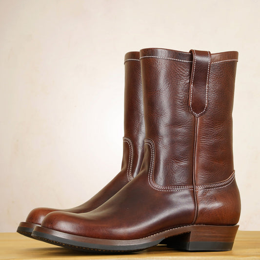 Zerrows Pecos Boots  - Dark Brown Dagres Leather