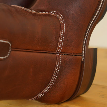 Zerrows Pecos Boots  - Dark Brown Dagres Leather