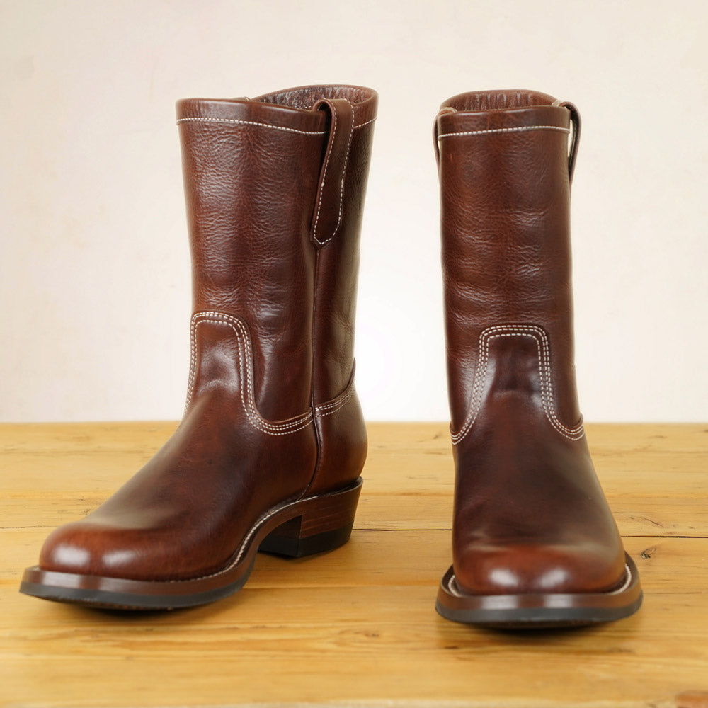 Zerrows Pecos Boots  - Dark Brown Dagres Leather