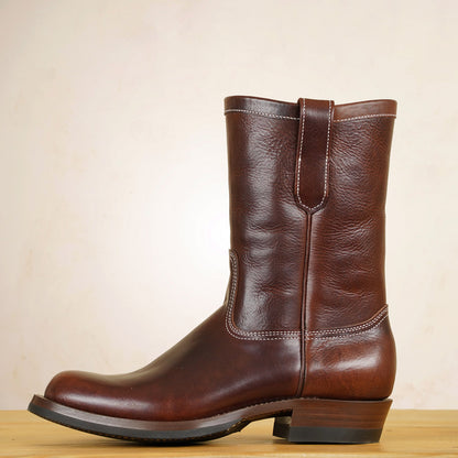 Zerrows Pecos Boots  - Dark Brown Dagres Leather