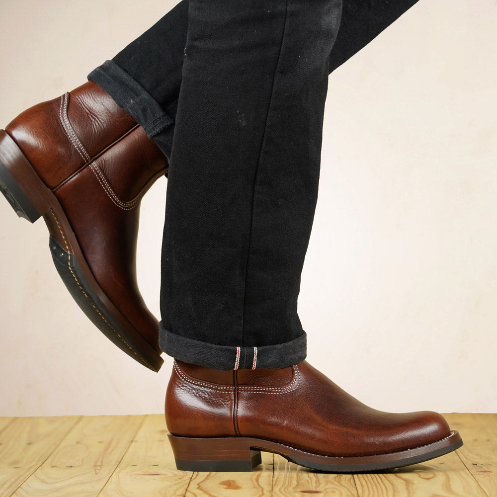 Zerrows Pecos Boots  - Dark Brown Dagres Leather