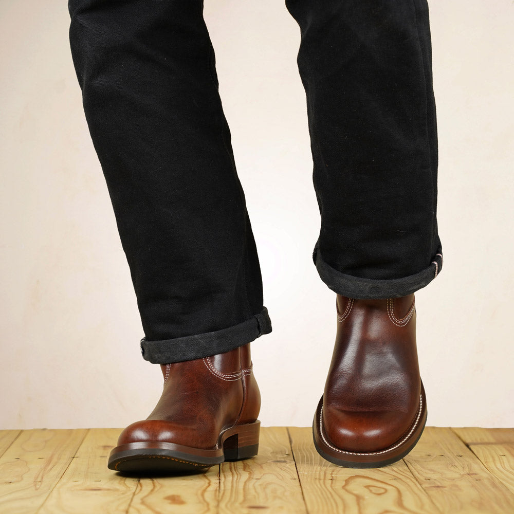 Zerrows Pecos Boots  - Dark Brown Dagres Leather