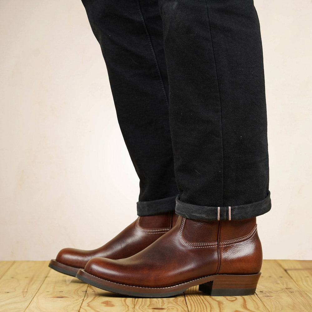 Zerrows Pecos Boots  - Dark Brown Dagres Leather