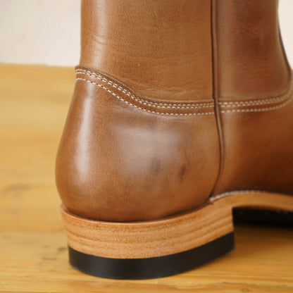 Zerrows Pecos Boots  - Natural Chromexcel Leather