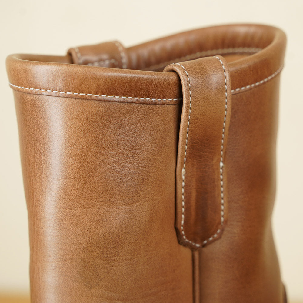 Zerrows Pecos Boots  - Natural Chromexcel Leather