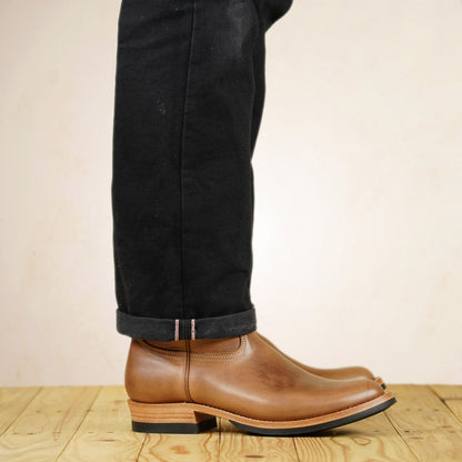Zerrows Pecos Boots  - Natural Chromexcel Leather