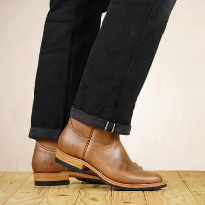 Zerrows Pecos Boots  - Natural Chromexcel Leather