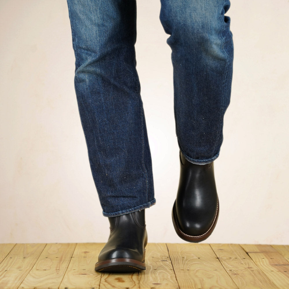 Zerrows Pecos Boots  - Lower Round Toe Last - Black CXL