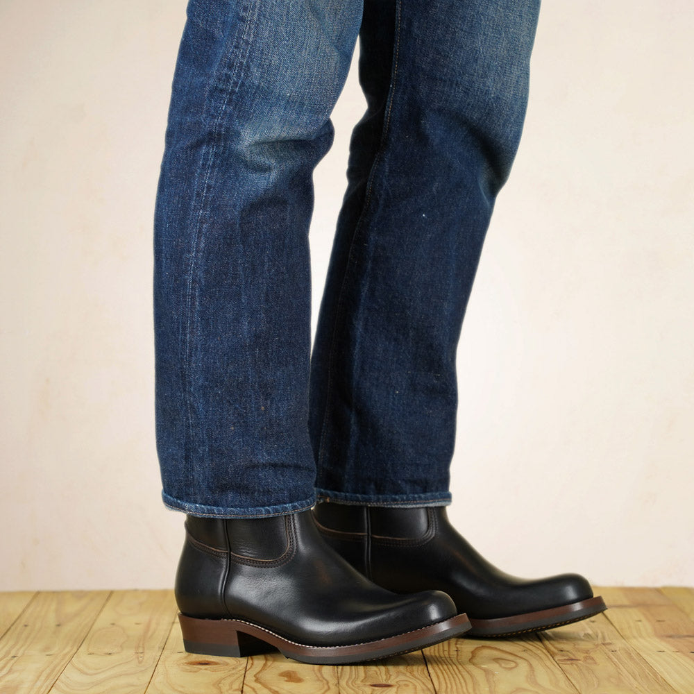 Zerrows Pecos Boots  - Lower Round Toe Last - Black CXL