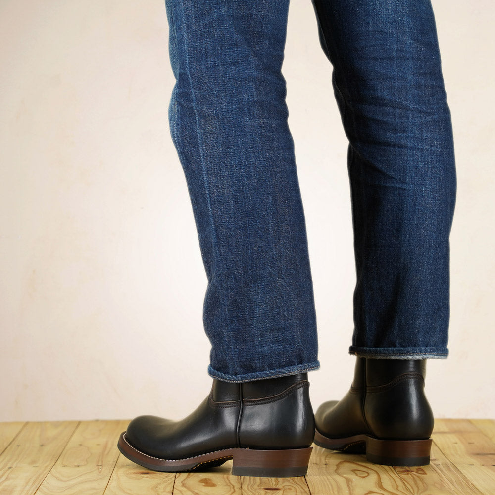 Zerrows Pecos Boots  - Lower Round Toe Last - Black CXL