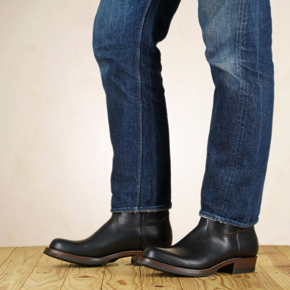 Zerrows Pecos Boots  - Lower Round Toe Last - Black CXL