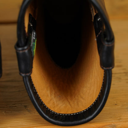 Zerrows Pecos Boots  - Lower Round Toe Last - Black CXL