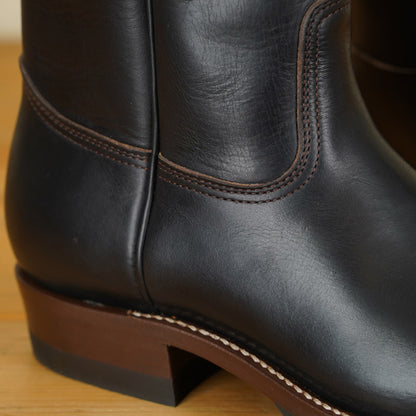 Zerrows Pecos Boots  - Lower Round Toe Last - Black CXL