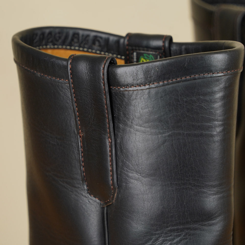 Zerrows Pecos Boots  - Lower Round Toe Last - Black CXL
