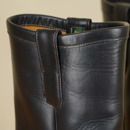 Zerrows Pecos Boots  - Lower Round Toe Last - Black CXL