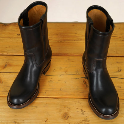 Zerrows Pecos Boots  - Lower Round Toe Last - Black CXL
