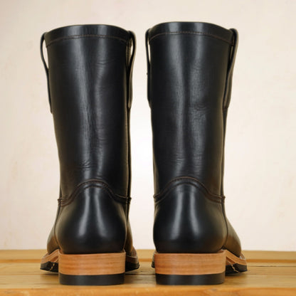 Zerrows Pecos Boots - Semi Chisel Last - Black CXL