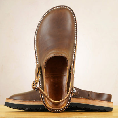 Zerrows Sabot Sandals - Olive