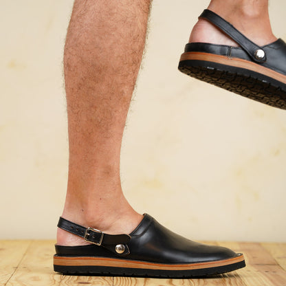 Zerrows Sabot Sandals - Navy CXL