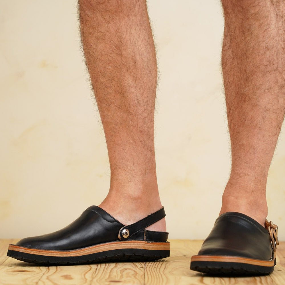 Zerrows Sabot Sandals - Navy CXL