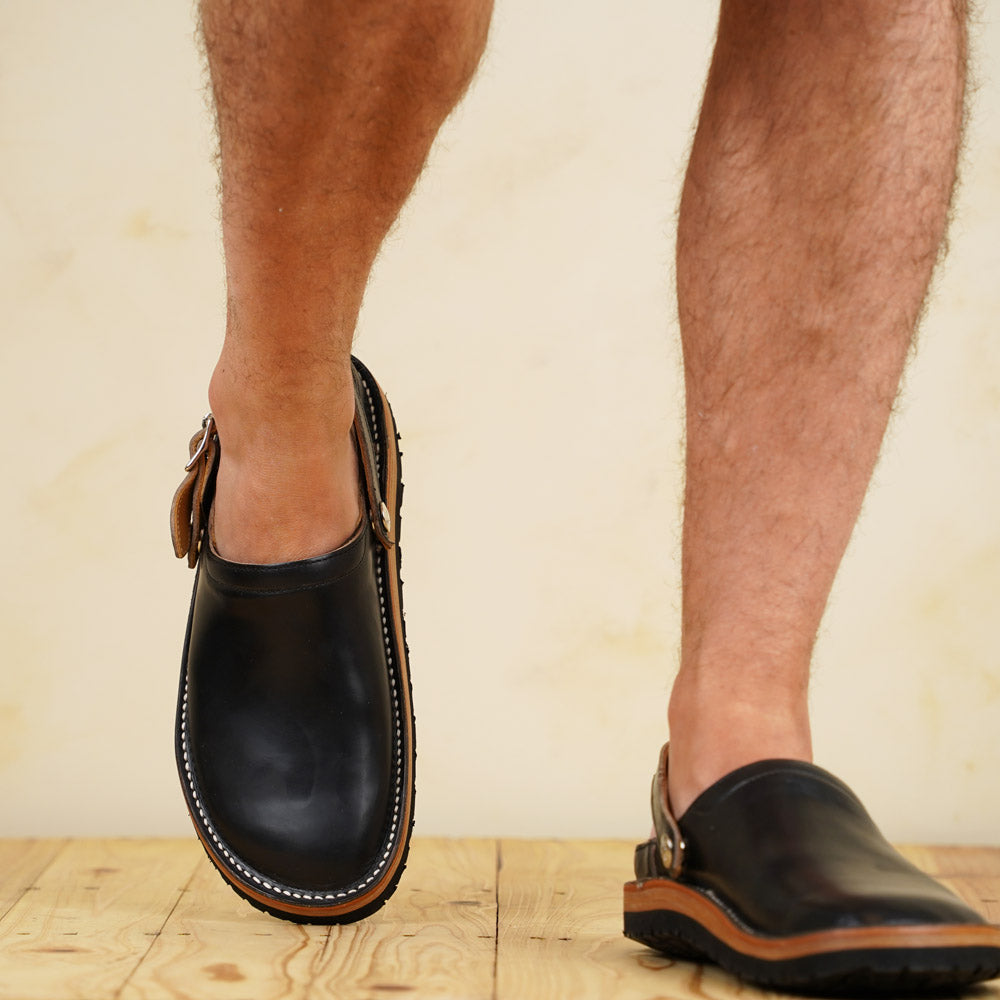 Zerrows Sabot Sandals - Navy CXL