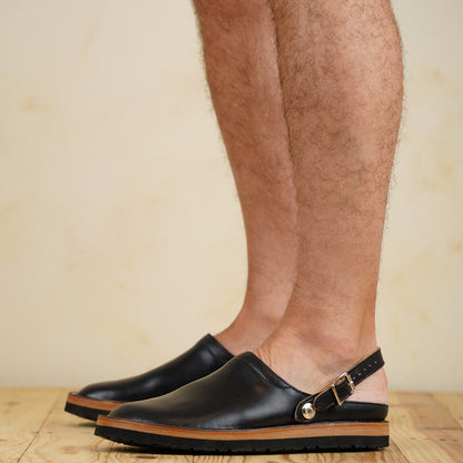 Zerrows Sabot Sandals - Navy CXL