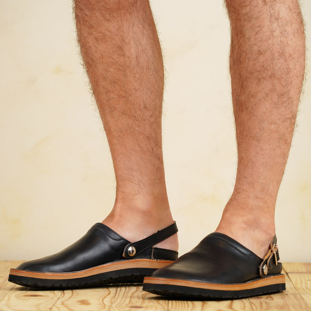 Zerrows Sabot Sandals - Navy CXL