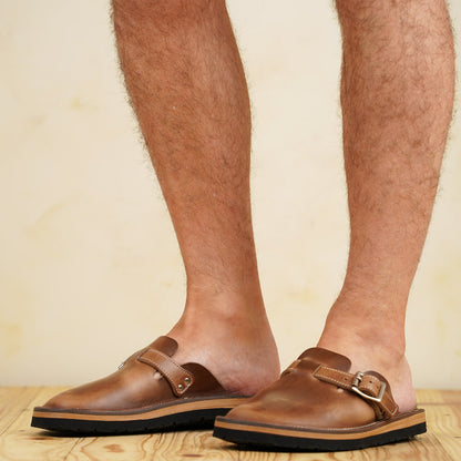 Zerrows Slit Sandals - Olive CXL