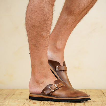 Zerrows Slit Sandals - Olive CXL