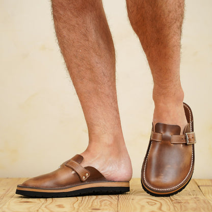 Zerrows Slit Sandals - Olive CXL